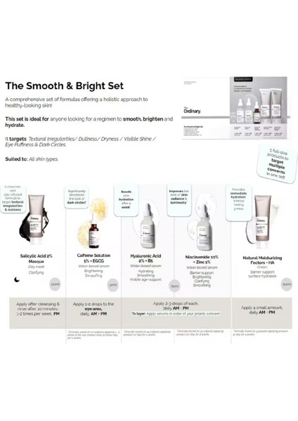 The Ordinary The Smooth & Bright Set - Limited Edition