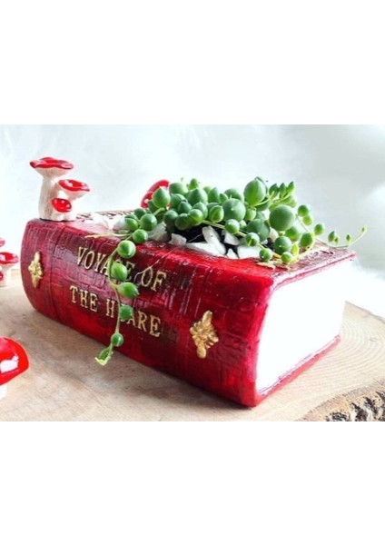 Voyage Of The Heare Kitap Saksı Silikon Kalıp K-582 modelleri