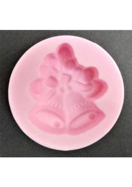 Fiyonklu Süs Çanı Silikon Kalıp K-573, Kokulu Taş Mum Sabun Alçıya Uygun fiyatları