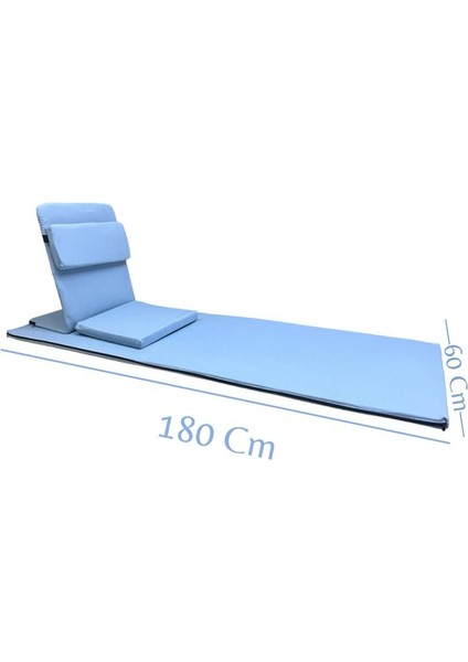 Backjack Meditasyon Sandalyesi Destekli Yer Minderi + 60X180 Kumaş Mat