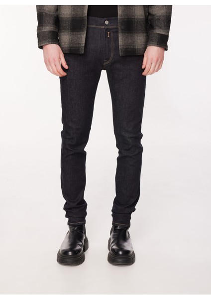 Normal Bel Slim Fit Erkek Denim Pantolon M914Y 007 Dark Blue modelleri