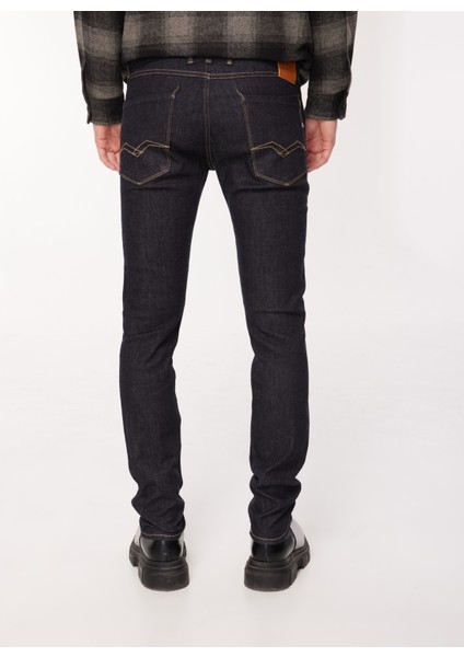 Normal Bel Slim Fit Erkek Denim Pantolon M914Y 007 Dark Blue indirimleri