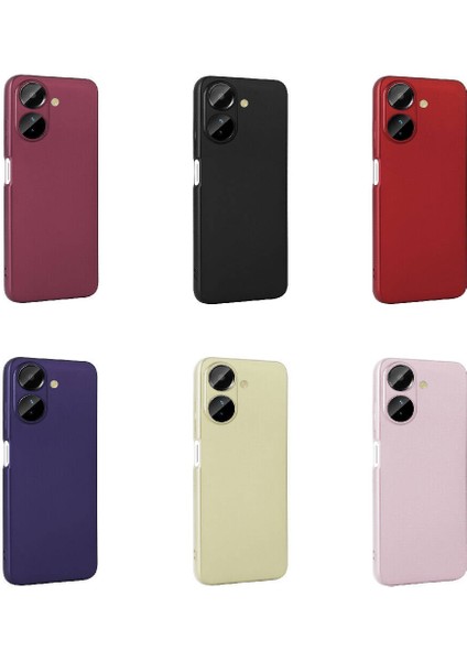 Xiaomi Redmi 13C Kılıf Yumuşak Dokulu Soft Esnek Ince Mat Renkli Lüks Premier Silikon Kapak