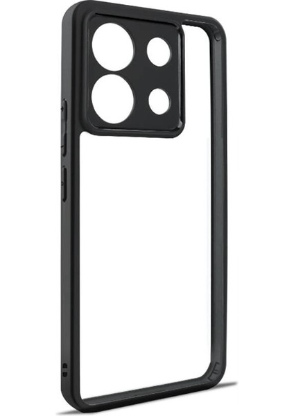 Xiaomi Redmi Note 13 Pro 5g Kılıf Şeffaf Sırt Güçlendirilmiş Silikon Kenar Armor Kapak (Roll) fiyatları