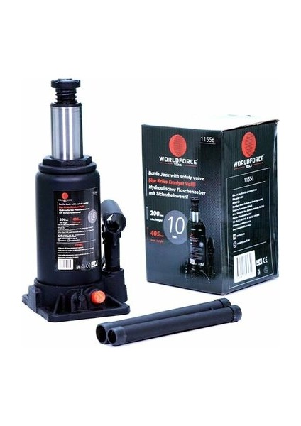 Hidrolik Şişe Kriko 10 Ton 200-385 mm