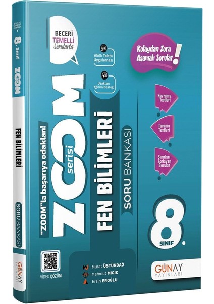 8.Sınıf LGS Fen Bilimleri Zoom Serisi Soru Bankası