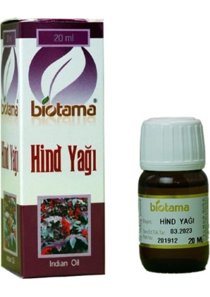 Hind Yağı 20 Ml fiyatları