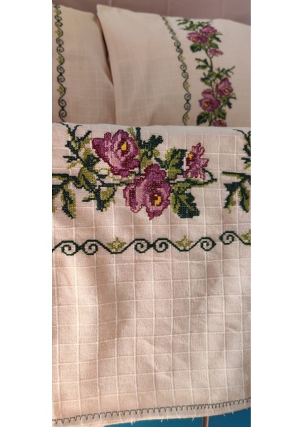 Buldan Işi Etaminli Otantik Çift Kişilik Pike Takımı fiyatları