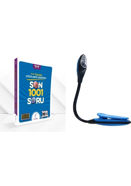 TYT Öncesi Çözülmesi Gereken Son 1001 Soru + Kitap Okuma Işığı Hediye