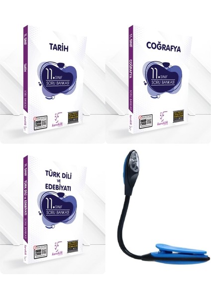 11. Sınıf Sözel Kazandıran Soru Bankası + Kitap Okuma Işığı Hediye