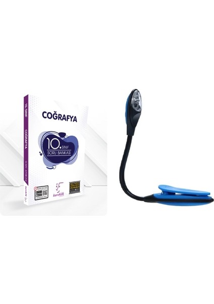 10. Sınıf Coğrafya Kazandıran Soru Bankası + Kitap Okuma Işığı