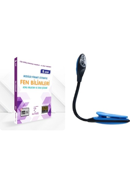 8. Sınıf Güçlendiren Fen Bilimleri Konu Anlatımı + Kitap Okuma Işığı