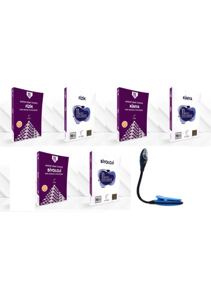 11. Sınıf Fizik-Kimya-Biyoloji Modüler Piramit Sistemiyle Konu + Soru + Kitap Okuma