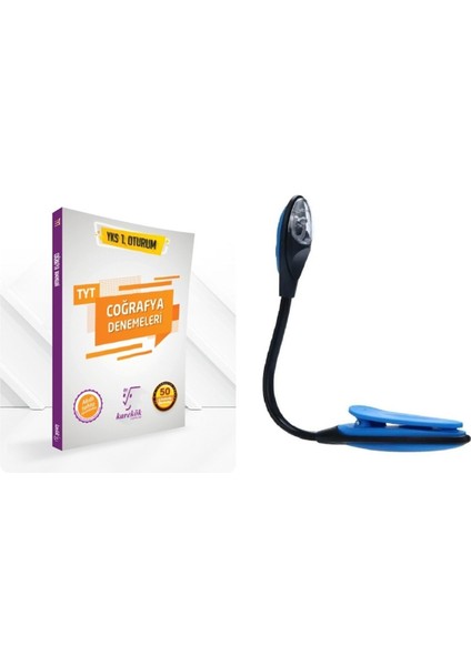 TYT Coğrafya Kazandıran Süper Deneme + Kitap Okuma Işığı Hediye