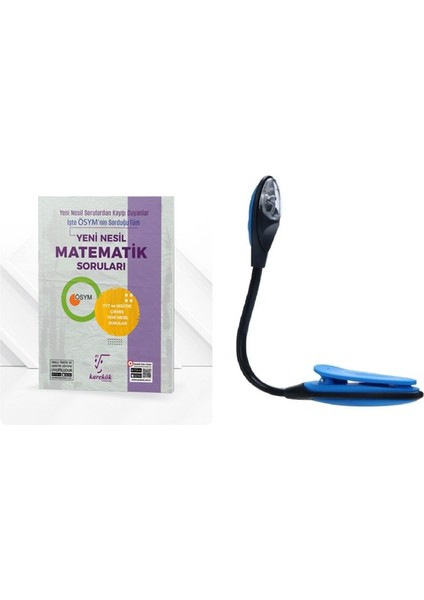 TYT Matematik Geometri Güncel Yeni Nesil Soru Bankası + Kitap Okuma Işığı Hediye