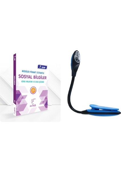 7. Sınıf Sosyal Bilgiler Kazandıran ve Güçlendiren Konu Anlatımı + Kitap Okuma Işığ