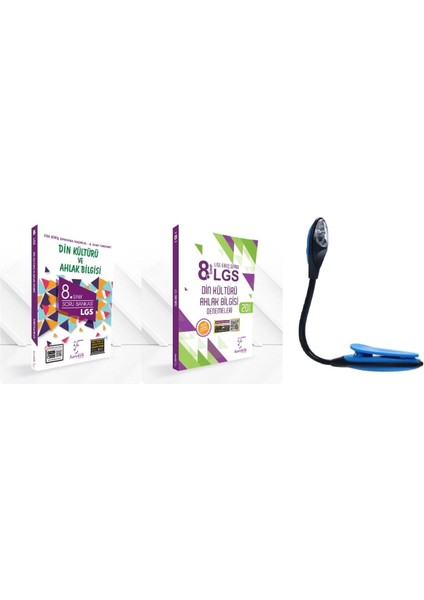 8. Sınıf Güçlendiren Din Kültürü ve Ahlak Bilgisi Soru + Deneme + Kitap Okuma Işığı