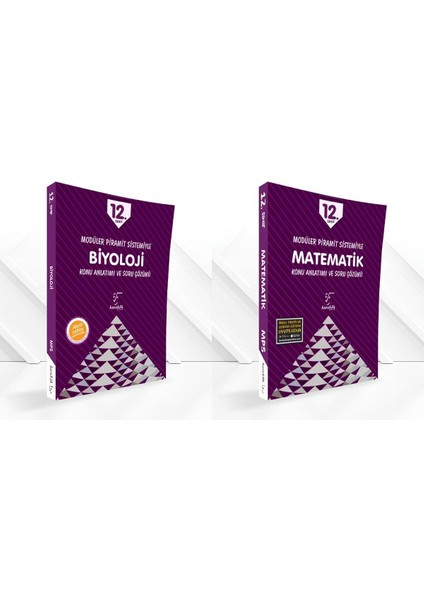 Güncel 12. Sınıf Biyoloji-Matematik Konu Anlatımı Mps (Modüler Piramit Sistemi)