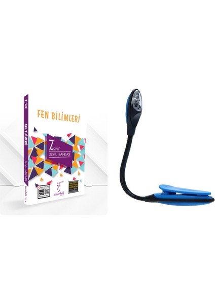7. Sınıf Fen Bilimleri Kazandıran ve Güçlendiren Soru Bankası + Kitap Okuma Işığı H