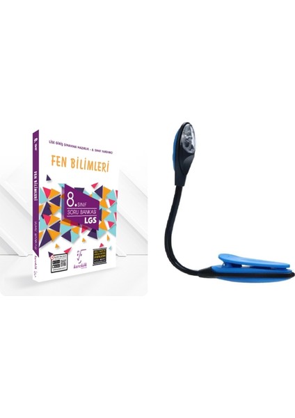 8. Sınıf Güçlendiren Fen Bilimleri Yeni Nesil Sorulu Soru Bankası + Kitap Okuma Işı