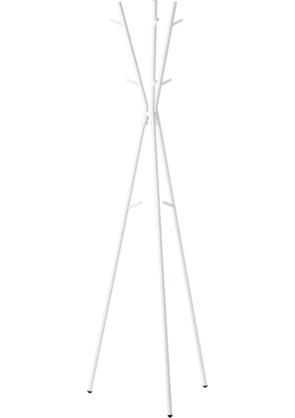 Ekrar Ayaklı Askılık, Beyaz 63 cm x 169 cm