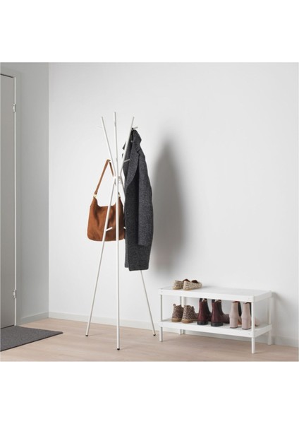 Ekrar Ayaklı Askılık, Beyaz 63 cm x 169 cm fiyatları