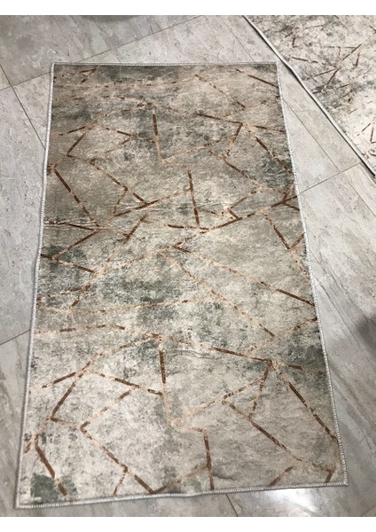 Kaymaz Taban Yıkanabilir 2 Li 60X100 - 50X60 Banyo Halısı Paspas Klozet Takımı