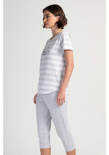 Kadın Kısa Kol Kaprili Pijama Takım fiyatları
