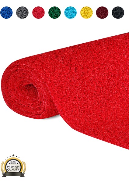 Kaydırmaz Kırmızı Karmaşık Paspas EN:100CM 100 x 70