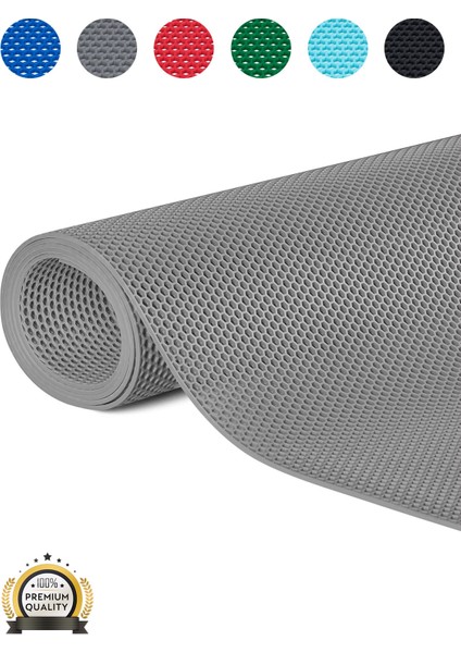 Kaydırmaz Gri Bal Petek Paspas EN:90CM 90 x 450