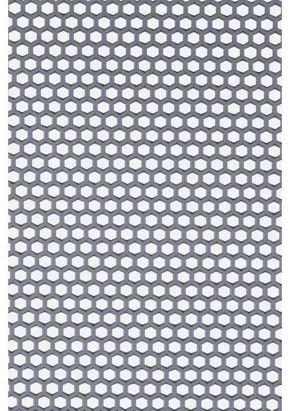 Kaydırmaz Gri Bal Petek Paspas EN:90CM 90 x 450