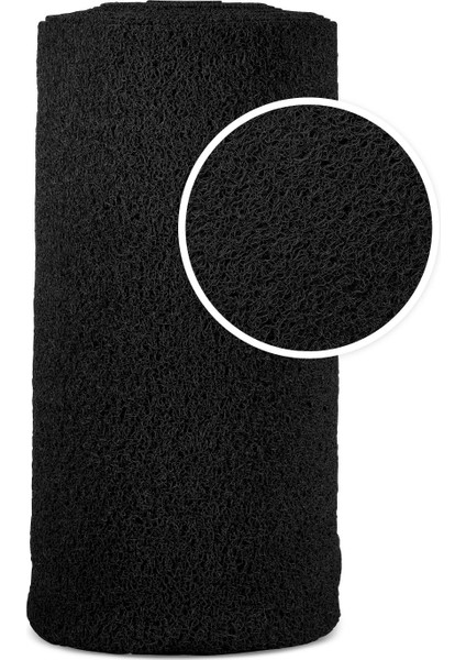 Kaydırmaz Siyah Karmaşık Paspas EN:120CM 120 x 260