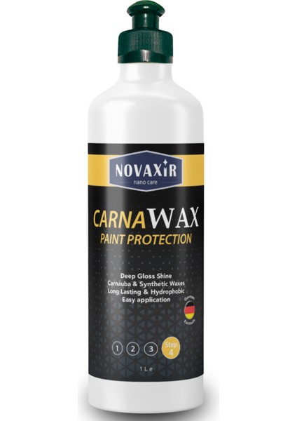 Carnawax Boya Koruma Cila, 500ML, Ultra Parlak, Hidrofobik NVCWAX500