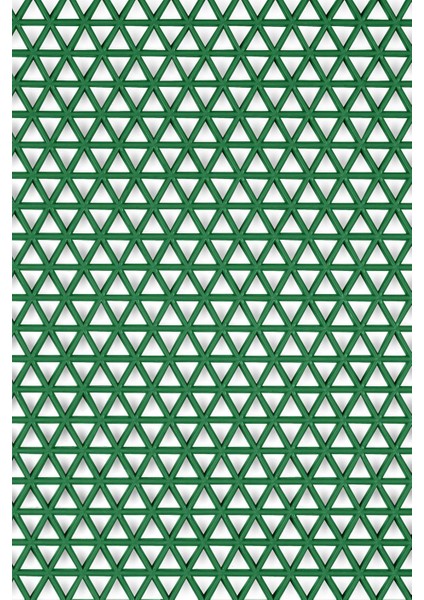 Kaydırmaz Yeşil Yıldız Paspas EN:120CM 120 x 90