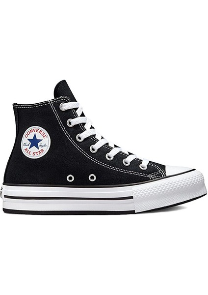 Chuck Taylor All Star Eva Lift Canvas Platform Kadın Günlük Ayakkabı 272855C Siyah