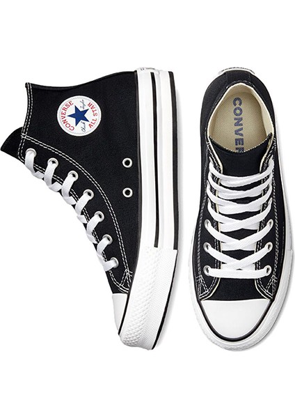 Chuck Taylor All Star Eva Lift Canvas Platform Kadın Günlük Ayakkabı 272855C Siyah