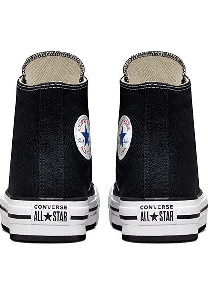 Chuck Taylor All Star Eva Lift Canvas Platform Kadın Günlük Ayakkabı 272855C Siyah