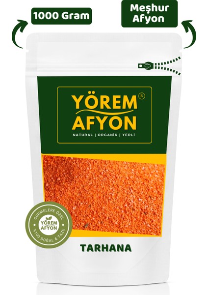 Yörem Afyon Meşhur Afyonkarahisar 12 Çeşit Karışımlı Ev Yapımı Güneşte Kurutulmuş Tarhana | 1000gr.