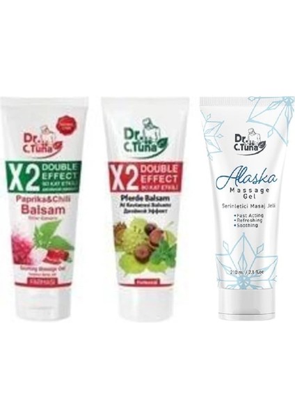 At Kestnesı250ml + Paprika&Chili 250ml + Alaska Jeli 210ml Masaj Jelleri 3 Ürün