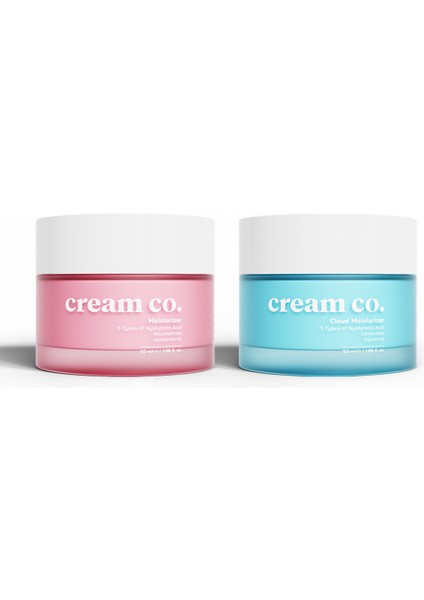 Cream Co. Cilt Tonu Eşitleyici Aydınlatıcı Yatıştırıcı Onarıcı Su Bazlı Nemlendirici Yüz Kremi Ikil