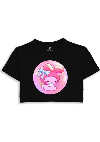 My Melody Baskılı Crop Tshirt