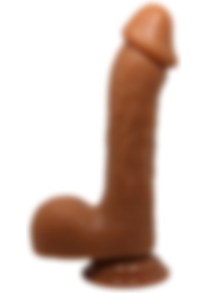Lilitu Shop 23,5 Cm Realistik Vantuzlu Melez Dildo Penis