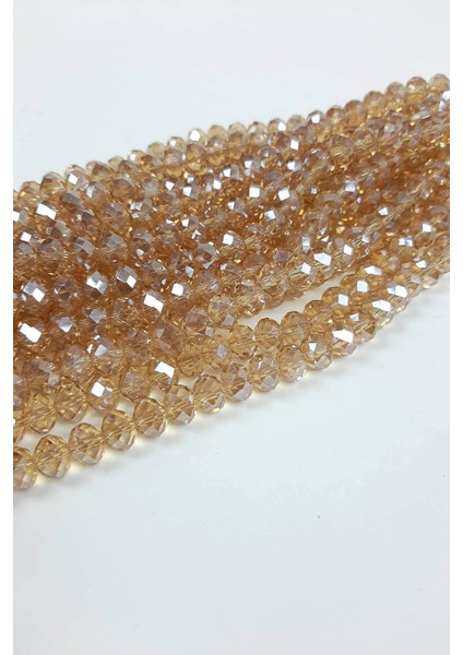 Bal Rengi Kristal Boncuk 8 mm
