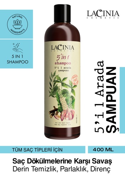 5 In 1 Şampuan 400ml