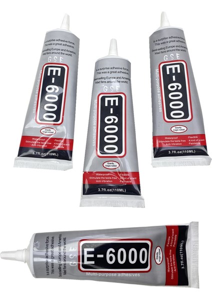 E6000 Yapıştırıcı 6 Adet (110ml)