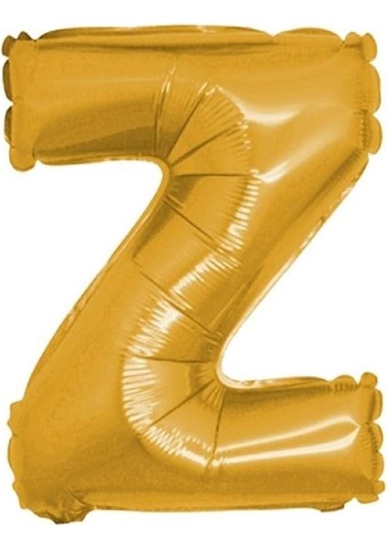 34 inç Z Gold Renk Harf Folyo Balon