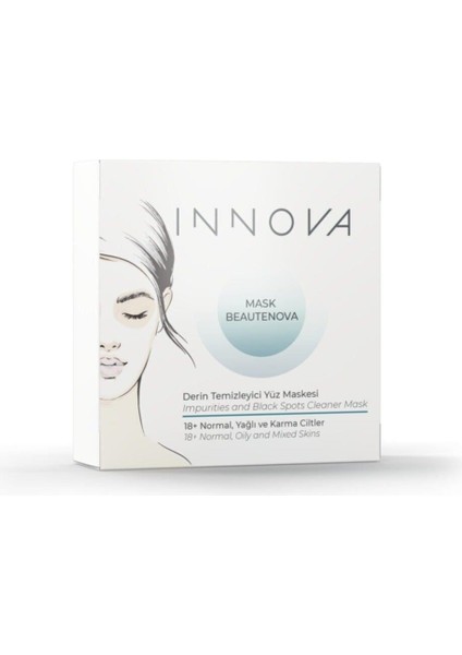 Innova Mask Beautenova Siyah Nokta Giderici - Arındırıcı Maske 8*5 Ml