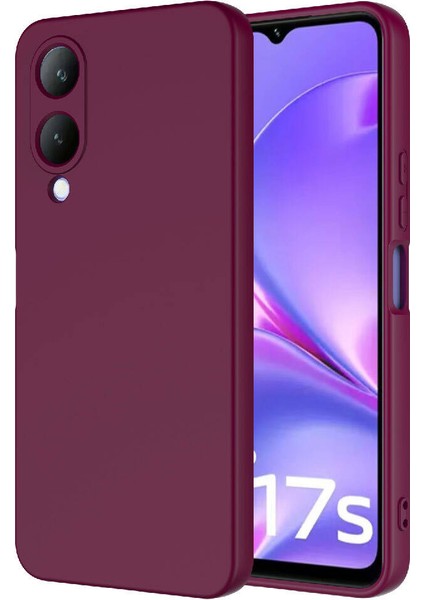 Vivo Y17S Kılıf Kamera Korumalı Renkli Içi Süet Lansman Silikon