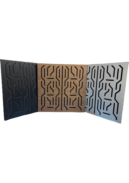 Eko Akustik Basstrap Max Labyrinth Ahşap Difüzör Panel 50CM*50CM*10CM