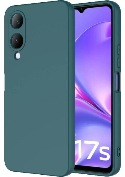 Vivo Y17S Kılıf Kamera Korumalı Renkli Içi Süet Lansman Silikon